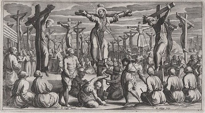 les Martyrs de Nagasaki (1597), Wolfgang Kilian Augsburg 1628