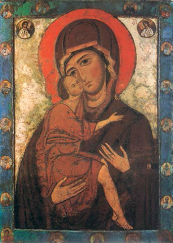 Vierge de la Tendresse icône XIIIe siècle -Moscou