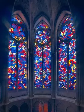 cathédrale de Reims-vitraux Imi-Knoebel
