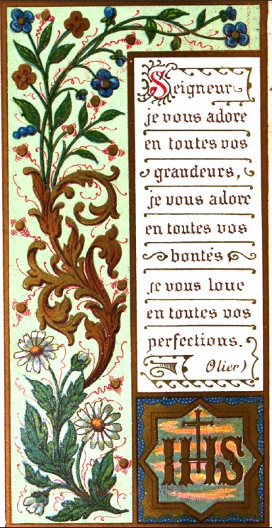 Seigneur je vous adore